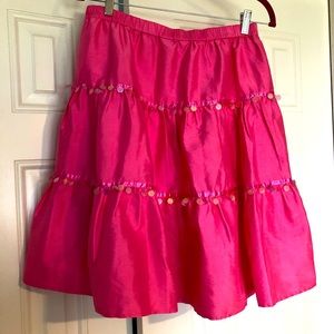 Beautiful vintage Lilly Pulitzer silk skirt size M